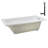 60'' x 32'' Acrylic Soaking Drop-In Bathtub, Drain Included-97545183