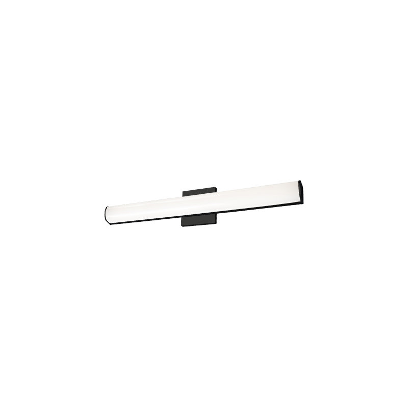 Longitude 1 - Light LED Bath Bar, Black