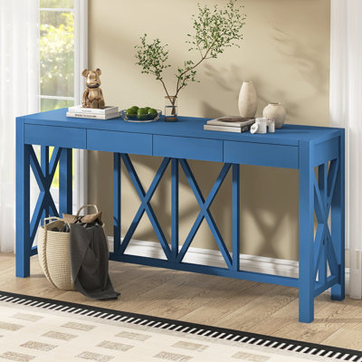 Console moderne 60,1 "avec 4 tiroirs