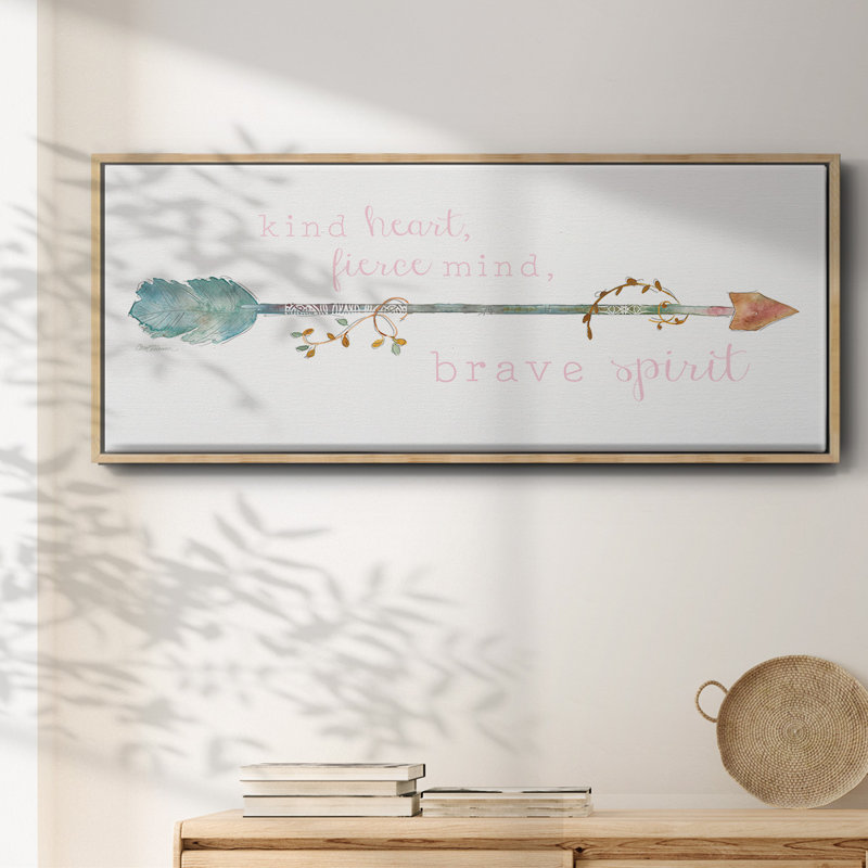 Brave Spirit - toile encadrée, H 20 po x l 50 po