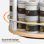 Support à épices rotatif à 2 niveaux, organisateur Lazy Susan, organisateur de table tournante Spice, support à épices pour table tournante industrielle pour comptoir de cuisine et armoire-527588740