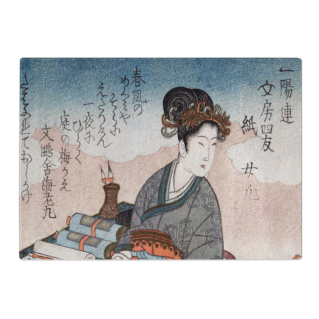 Tempered Glass Nuji by Yashima Gakutei Chopping Board