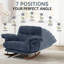 Fauteuil pivotant moderne avec dossier ajustable-1424328902
