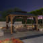 Permanent Wood Gazebo 11 Ft. W x 13 Ft. D Solid Wood Patio Gazebo-88327069