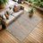 Ellenton Striped Flatweave Multicolor Indoor Outdoor Area Rug-1752000930