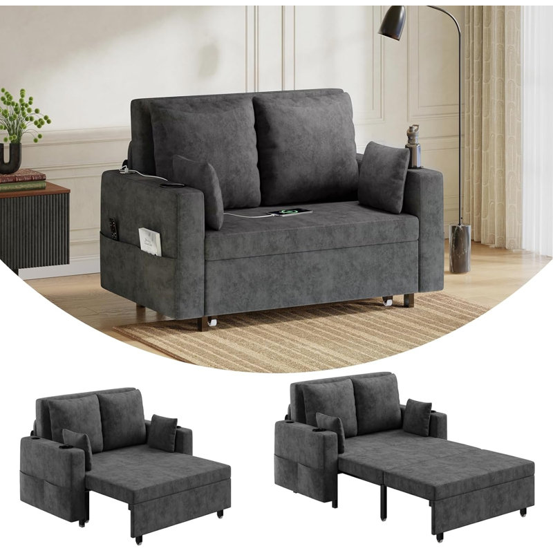 Sofa & Chaise, Grey
