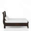 Lit moderne, lit de rangement luxueux en cerisier foncé pour un repos optimal