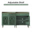 Buffet sculpté, armoire à café 1 tiroir et 2 portes-827932176
