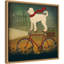 «White Doodle on Bike Summer» par Ryan Fowler - reproduction d'art graphique sur toile
