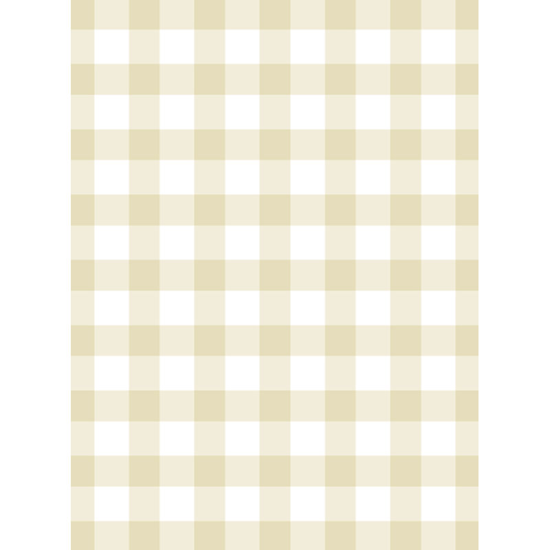 Papier peint adhésif à carreaux vichy, Blé doré