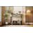 Narrow Console Table With Curved Corners, Retro Design, Top Drawer, And Open Shelf For Entryway, Hallway, And Living Room-916862837