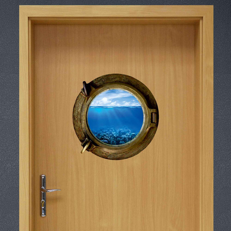 Nautical & Beach Door Decal