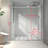6076 Brushed Nickel Shower Door - Style With Soft Closing, 70Mm 304 Stainless Steel Pulleys, Nano Easy Cleaning, -Proof, 5/16'' Tempered Glass, Bathroom, American Minimalist Design Closing Function,-121016690
