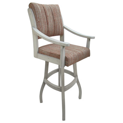 Adaly Extra Tall Swivel Wood Stool