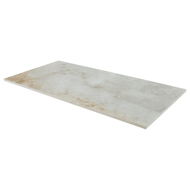 Carrelage mural et de sol en porcelaine aspect ciment mat Angela Harris Fremont 12 po x 24 po (11,62 pi²/boîte), Blanc