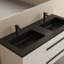 Ensemble de meuble-lavabo double mural 47 po