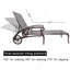 Chaise longue en aluminium coulé 1Pcs