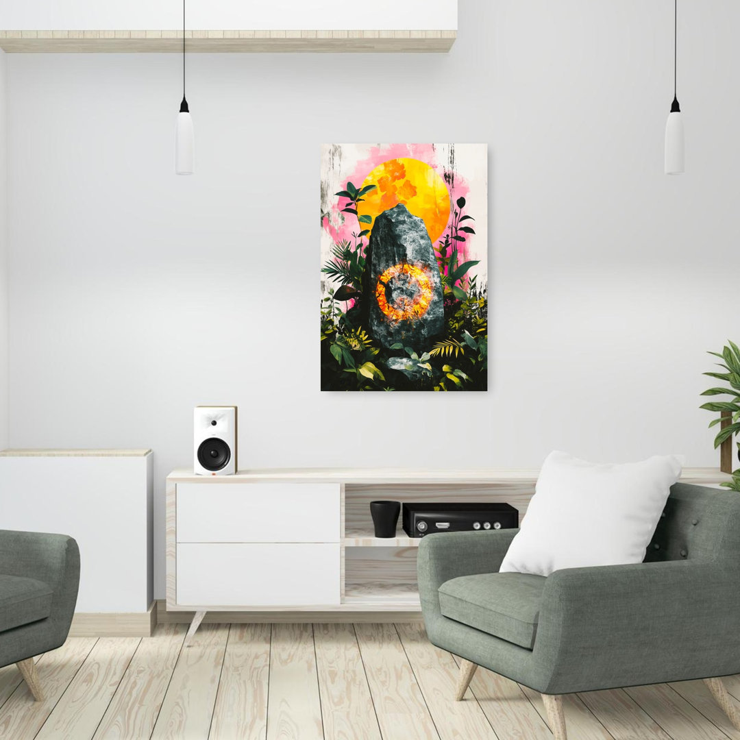 Jungle Abstract Bold Energetic Forest Nature Wall Art Print