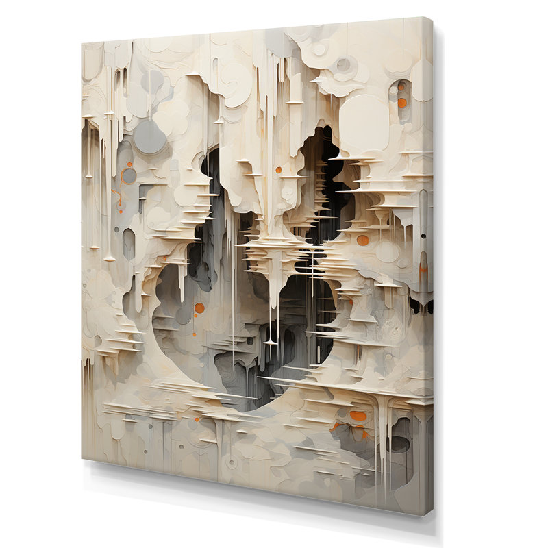 Surréalisme fantaisie, science-fiction sur toile, Toile tendue, H 40 po x l 30 po x P 1,5 po