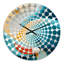 Hamideh - Horloge murale géométrique abstraite-531632463