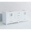 Meuble-lavabo double 80 po, comptoir en quartz, bois massif, design tendance Avec rangement blanc et 6 tiroirs-2068496899