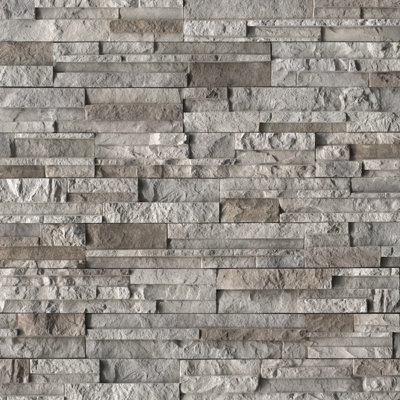 Terraforma Manufactured Stacked Stone Panel Wall Tile Assorted Sizes (15 Pieces, 5.4 sq. ft. per Box)