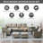 Brittane 74'' Wide Straight Wicker Patio Sofa with Cushions-1078614482