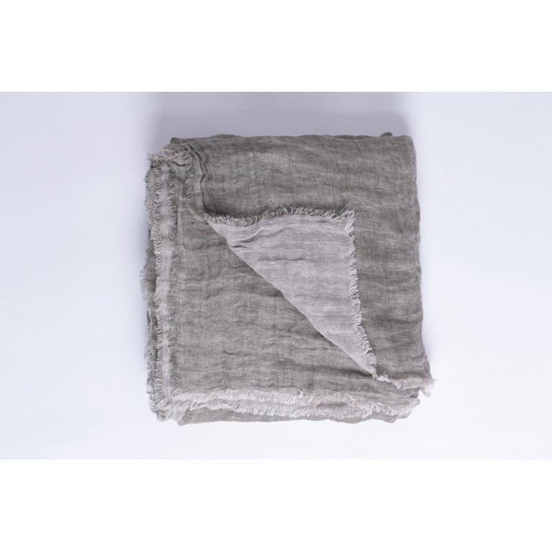 Kenton Linen Coverlet, Queen Coverlet/Bedspread