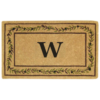 Non-Slip Floral Outdoor Doormat
