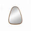 Miroir 30 "x38" avec cadre en bois Irrgeular
