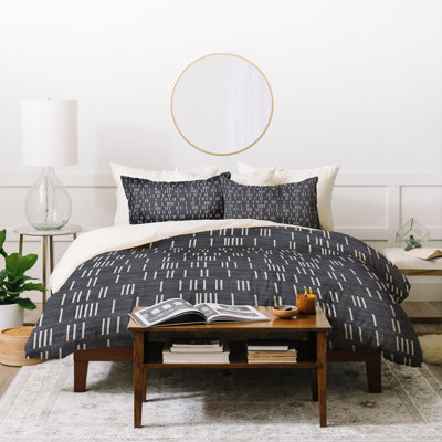 Modern & Contemporary Woven Geometric Shapes Duvet Cover
