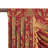 Damask Swag Window Valance in Red-89090650