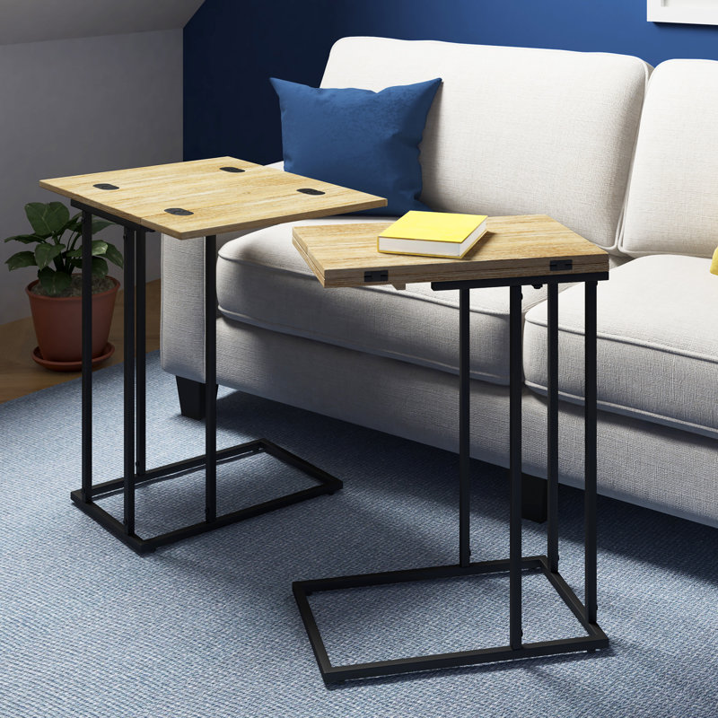 Serta Harton Rustic Expandable C Side Table