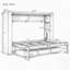 Lit escamotable avec canapé intégré, comprenant quatre tablettes de rangement intégrées et une station de chargement USB pratique pour gagner de la place.-1608170145