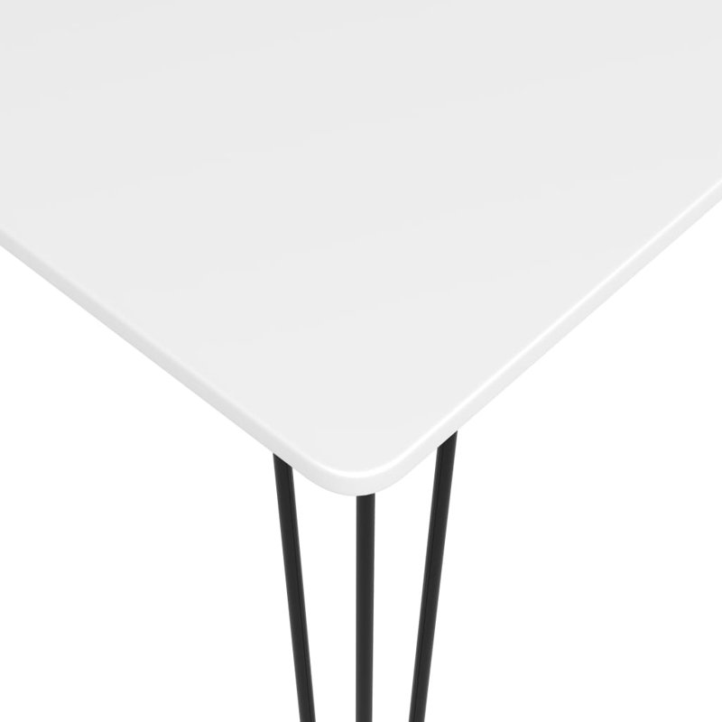 Barksdale 4 - Person Dining Set, White, Grey/Brown