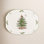 Christmas Tree Sculpted Oval Platter