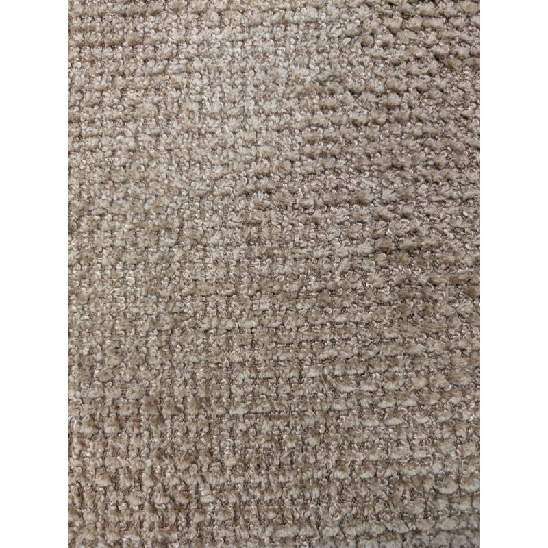 Coussin Cozy, Carré 18 po, Polyester, Brun