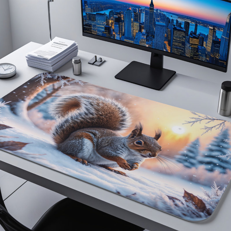 Polyester Desk Pad, 23.6x13.8