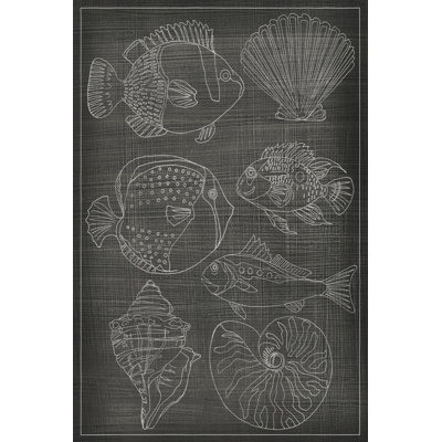 Sea Chart I - Wrapped Canvas Print