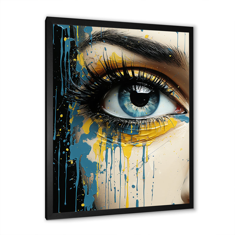 Byzantine Beauty - Classics Wall Art, 20" H x 12" W x 1" D, Black Picture Framed