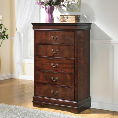 Brandenn 5 Drawer Standard Dresser/Chest by Alcott Hill