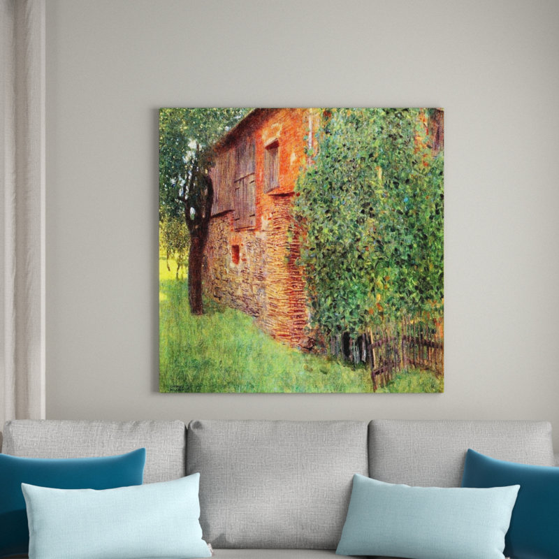 Gustav Klimt - Wrapped Canvas Painting, 50cm H x 50cm W x 1.8cm D