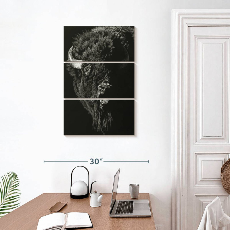 Brampt Wild Scratchboard II, 32" H x 20" W