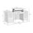 59.6'' W Height Adjustable Rectangle Writing Desk-95197786
