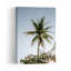 Swaying Palm Dream Abstract Dreamy Peaceful Palm Tree Nature Summer Wall Art Print 1 Piece Wrapped Canvas Wall Art-279586562