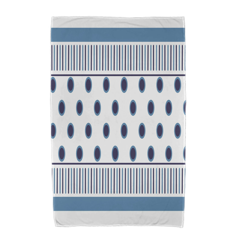 Malcho Beach Towel, Navy Blue