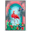 Animaux brillants de style BCBG dans la jungle rouge tropicale-100708088-100708086