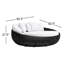 Claymore 82.5" Wide Outdoor Wicker Patio Daybed with Sunbrella Cushions