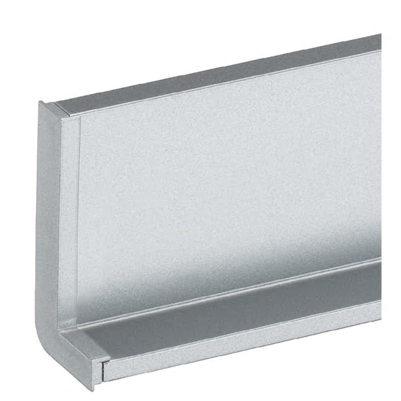 Handle-Free Cabinet Hardware L Cap, Left, Nickel
