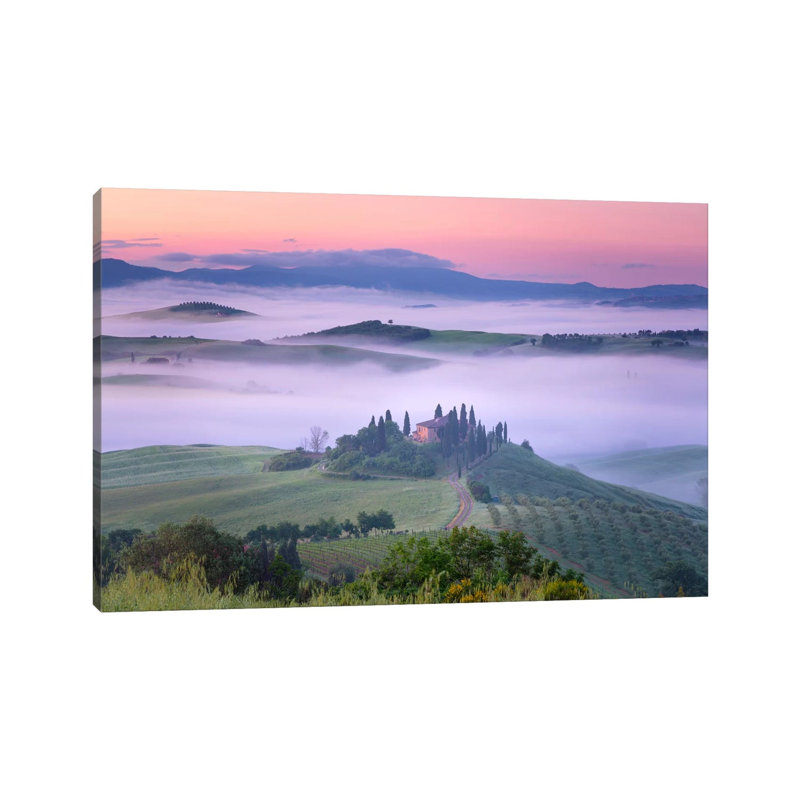 When the Rooster Crows, Tuscany, Italy 1 Piece Wrapped Canvas Wall Art, 101.6 cm H x 66.04 cm W x 1.91 cm D